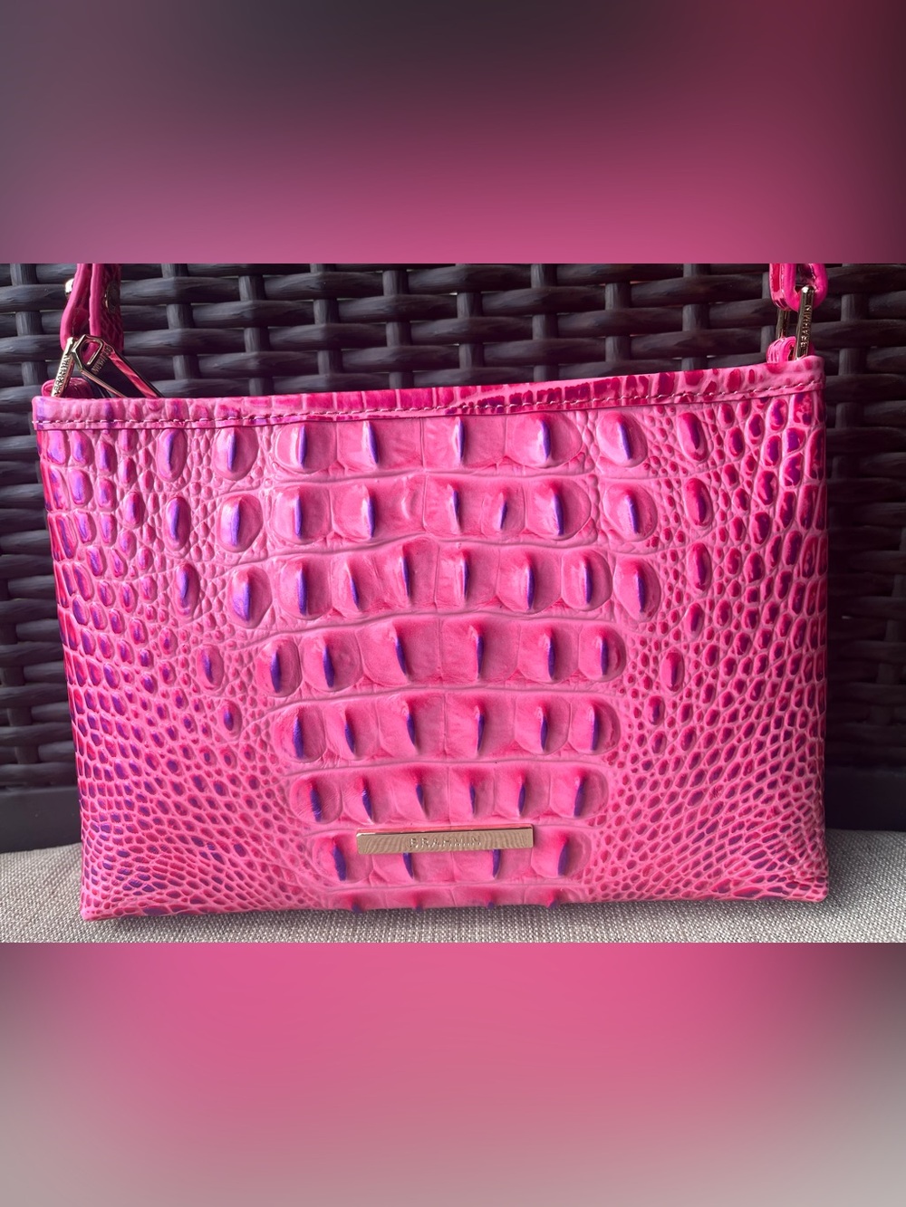 NWT Brahmin LORELEI in  PHLOX PINK Shoulder Bag